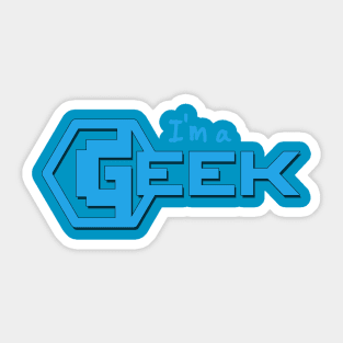 I'm a Geek Sticker